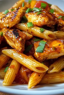 One Pot Sweet Chili Honey BBQ Chicken Pasta