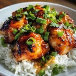 Sticky Bold Honey Buffalo Garlic Butter Chicken Rice