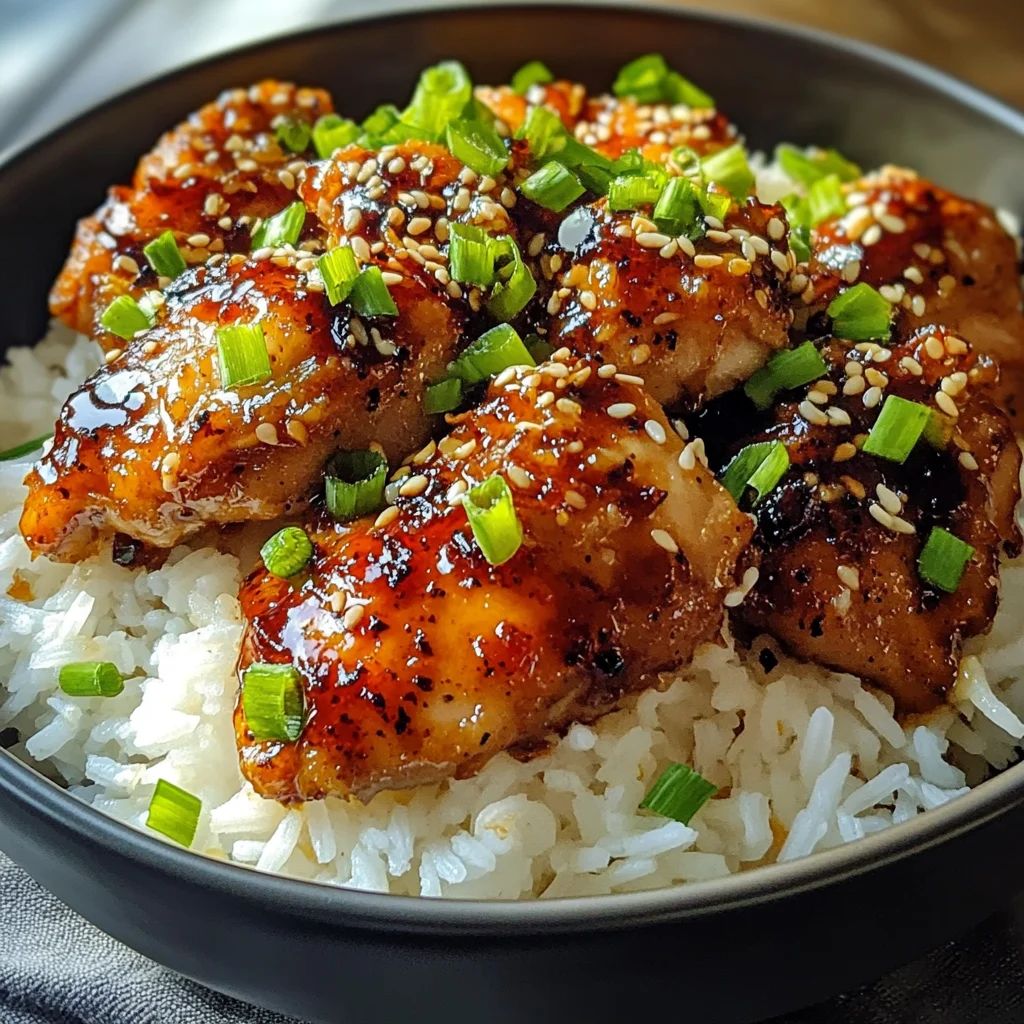 Sticky Bold Sweet Chili Parmesan Chicken And Rice