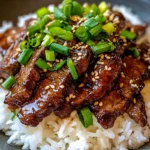 Sticky Honey Smoky Garlic Butter Steak And Rice