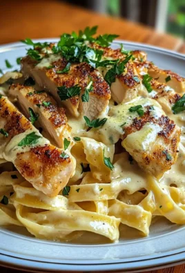 Sticky Sweet Garlic Chicken Alfredo