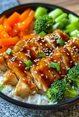 Sweet & Savory Teriyaki Chicken Veggie Bowl