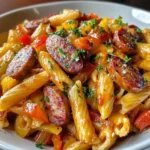 Sweet and Smoky Honey BBQ Sausage Pasta