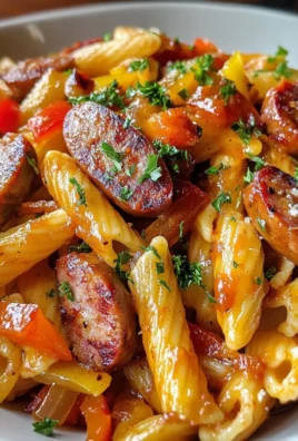 Sweet and Smoky Honey BBQ Sausage Pasta