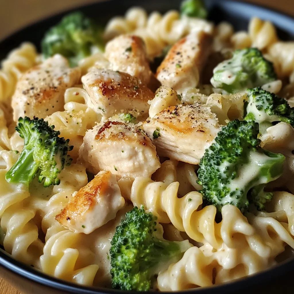 Ultimate Creamy Chicken Broccoli Pasta Twist