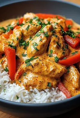 Ultimate Creamy Paprika Chicken & Pepper Rice Bowl