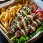 Ultimate Creamy Steak Skewers & Fries Box