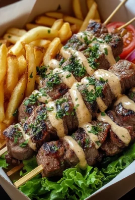 Ultimate Creamy Steak Skewers & Fries Box