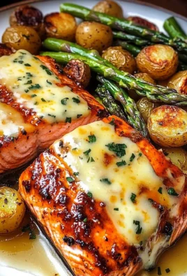Ultimate Glazed Salmon with Cheesy Asparagus & Roasted Baby Potatoes