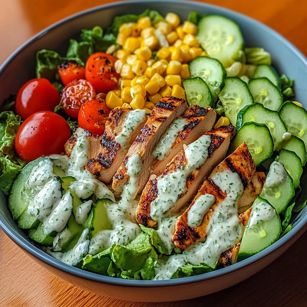 Ultimate Grilled Chicken Avocado Ranch Bowl