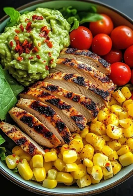 Ultimate Grilled Chicken Guacamole Power Bowl