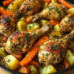 Ultimate Herb-Roasted Chicken Drumsticks with Veggies