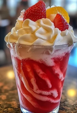 Whipped strawberry lemonade