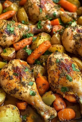 One-Pan Herb Roasted Chicken Drumsticks with Veggies